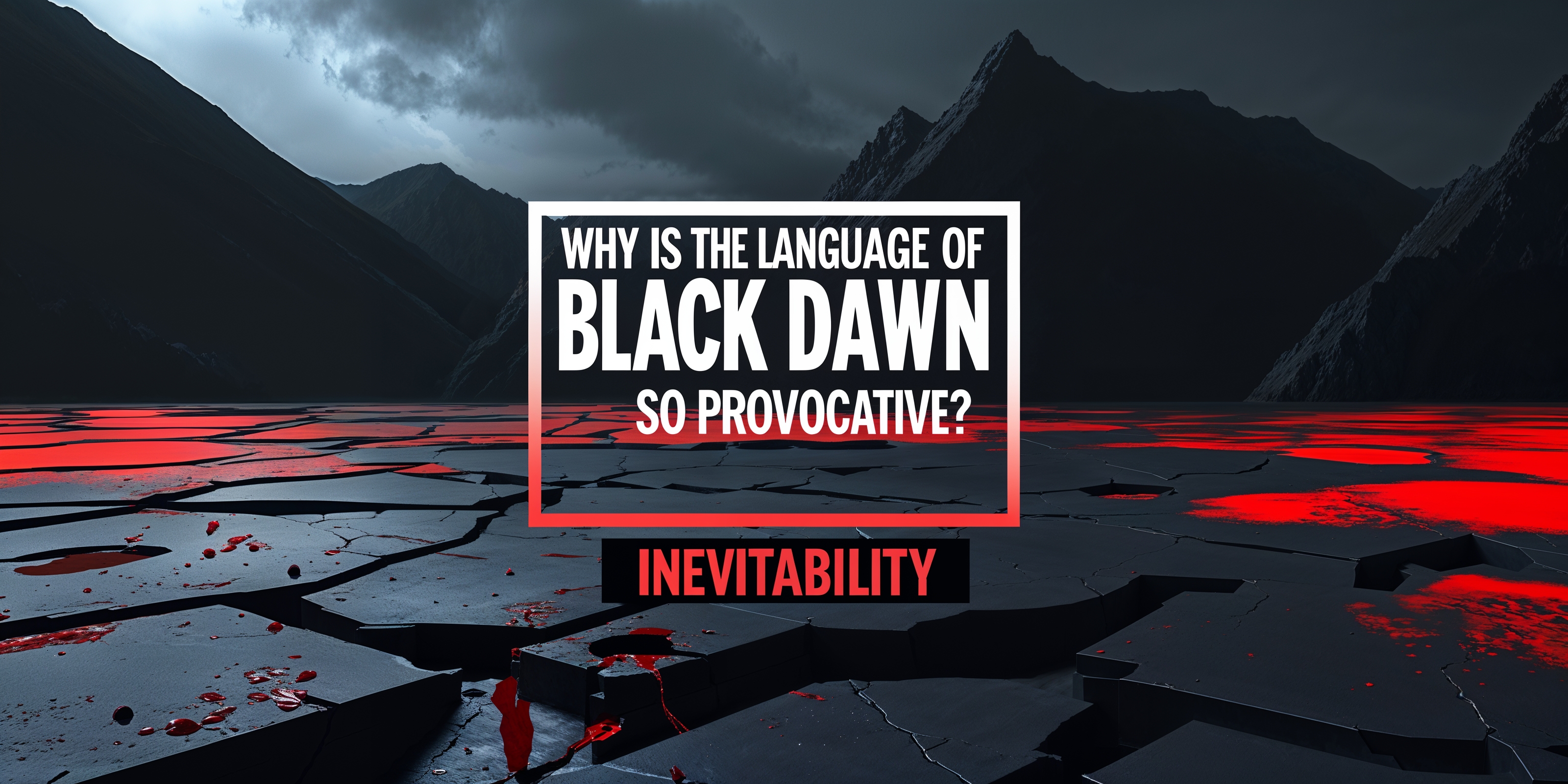Why is the Language of Black Dawn So Provocative?